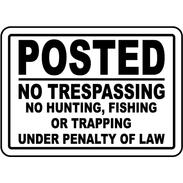 Stripes Blue Premium Brushed Aluminum Sign 36x24 No Trespassing CGSignLab Stripes Blue Premium Brushed Aluminum Sign 36x24 No Trespassing CGSignLab